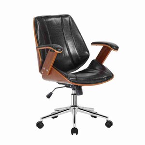 Cadeira de Escritório Ergonômica Giratória Fratini Kopenhagen Diretor Office Preta