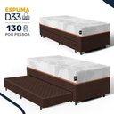 Ver imagem 4 de Bicama Box com Colchão Ortopédico de Espuma D33 a Vácuo Sonno Full - Lucas Home - Solteiro