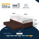 Ver imagem 5 de Bicama Box com Colchão Ortopédico de Espuma D33 a Vácuo Sonno Full - Lucas Home - Solteiro