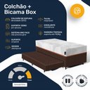 Ver mais imagens de Bicama Box com Colchão Ortopédico de Espuma D33 a Vácuo Sonno Full - Lucas Home - Solteiro