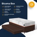 Ver imagem 6 de Bicama Box com Colchão Ortopédico de Espuma D33 a Vácuo Sonno Full - Lucas Home - Solteiro