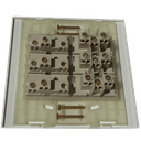 Ver imagem 3 de Conjunto 4x4" linha Clean Branco MarGirius 3 tomadas 20 A + 3 Interruptor Simples