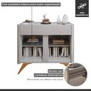 Ver imagem 5 de Buffet para Sala de Jantar 2 Portas Florença 92cm
