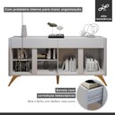 Ver imagem 5 de Buffet para Sala de Jantar 4 Portas 172cm Florença