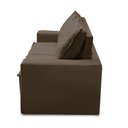 Ver imagem 6 de Sofá Retrátil e Reclinável 3 lugares com Molas 2,00m Alana Suede Marrom Madelina