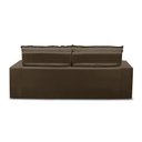 Ver mais imagens de Sofá Retrátil e Reclinável 3 lugares com Molas 2,00m Alana Suede Marrom Madelina