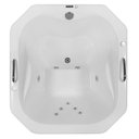 Ver imagem 2 de Banheira de Hidromassagem em Gel Coat Ofurô Zen Gran Luxo 110 cm - 230 Litros Astra - P5 - 110V Branco