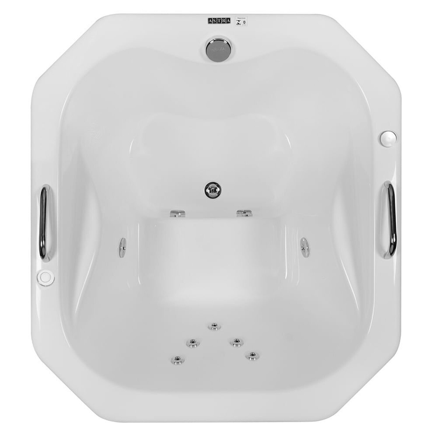 Banheira de Hidromassagem em Gel Coat Ofurô Zen Gran Luxo 110 Cm - 230 Litros Astra - P5 - 110v - 2
