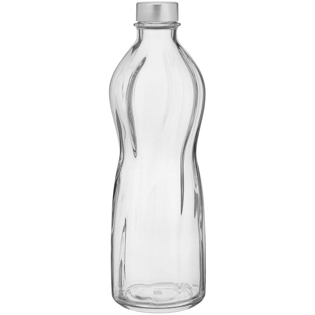 Garrafa de Vidro Aqua Bormioli Rocco Luxo Com Tampa 750ml