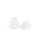 Ver imagem 2 de KIT POTES DE VIDRO HERMÉTICO 330/520/1200/1500ML - 5PÇS