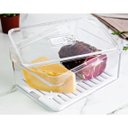 Ver imagem 6 de Organizadores De Geladeira Potes Porta Queijo Legumes Kit 3