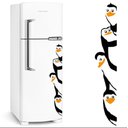 Ver imagem 2 de Adesivo de Geladeira Pinguins Frente e Lateral Casa Harmonia Pinguins de Geladeira