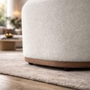 Ver imagem 3 de Kit 4 Poltronas Orgânicas Decorativas Premium Bouclê Italiano para Sala e Clínica Off White