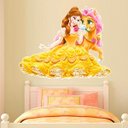 Ver imagem 1 de Adesivo de Parede Princesa Bela e Pônei-Extra Grande 85x68cm