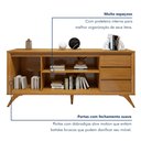 Ver imagem 5 de Buffet para Sala de Jantar 100% MDF 3 Portas Pés em Madeira Maciça Málaga