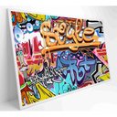 Ver imagem 1 de Quadro Grafite Street Art Medidas 90x60 Cm Impressão Adesivo Fotográfico