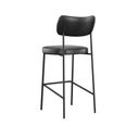 Ver imagem 4 de Conjunto 2 Banquetas Alta Stela para Cozinha Courino Preto - Vallisa Decor