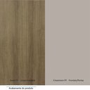 Ver imagem 4 de Guarda-roupa Modulado 90cm 2 Portas 4 Gavetas Paris Luciane