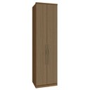 Ver imagem 1 de Guarda Roupa Modulado 02 Portas com Prateleiras 234cm Setiba - Jequitibá/Carvalho