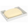Porta Sabonete Saboneteira Inox Parede Banheiro Branco MAX - 5