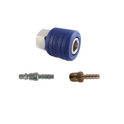 Kit Engate Rápido com Conector Espigão e Espigão Fixo 1/4" - 2