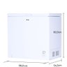 Freezer e Conservador Horizontal Hq 210 Litros Branco Hq-210cfh 110v - 4