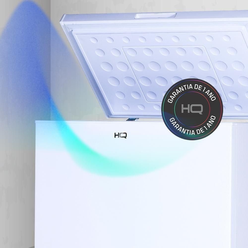 Freezer e Conservador Horizontal Hq 210 Litros Branco Hq-210cfh 110v - 6