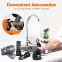 Ver imagem 7 de Amzchef Slow Juicer de Pressão a Frio com Função Reversa (laranja Sol)