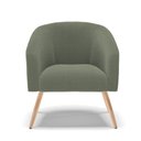 Ver imagem 5 de Poltrona Decorativa Pé Palito Natural Stella Bouclê D03 Verde Pistache
