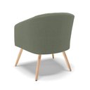 Ver imagem 6 de Poltrona Decorativa Pé Palito Natural Stella Bouclê D03 Verde Pistache