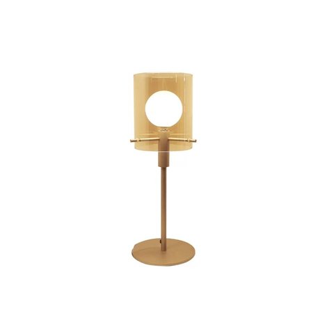 Abajur Trento Ambar 1XG9 Dourado