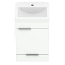 Ver imagem 3 de Kit Gabinete Like 1 Porta e 1 Gaveta 41x34 Celite Branco