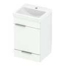 Ver imagem 4 de Kit Gabinete Like 1 Porta e 1 Gaveta 41x34 Celite Branco