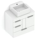 Ver imagem 1 de Kit Gabinete Basic com Gaveta e Porta 60x38 com Cuba de Apoio Q6