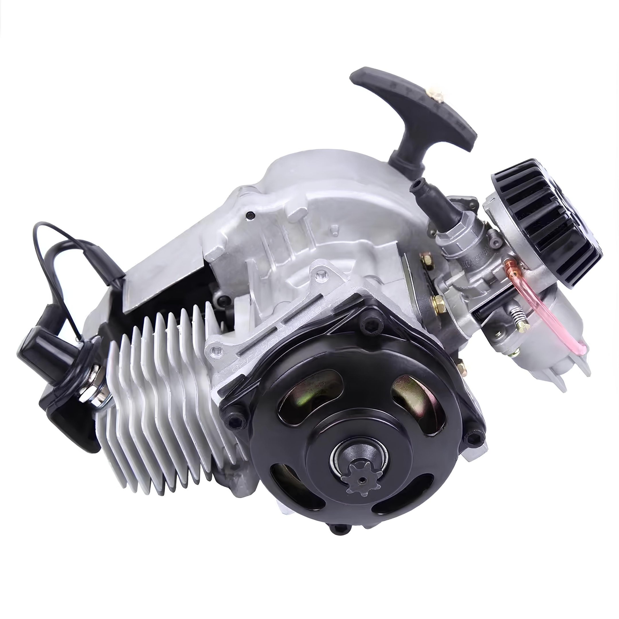 Motor Completo 49cc 2t Mini Moto Quadri C/ Pinhão e Nf + Dsr - 2