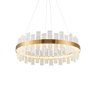 Lustre Pendente Nordecor Lowy 2761 60cm Dourado Brilho Led Bivolt - 1