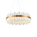 Ver imagem 1 de Lustre Pendente Nordecor Lowy 2761 60cm Dourado Brilho Led Bivolt