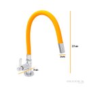 Ver imagem 3 de Torneira Cozinha Mesa Silicone Laranja C62 Arejador Fixo