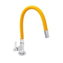 Ver imagem 1 de Torneira Cozinha Mesa Silicone Laranja C62 Arejador Fixo