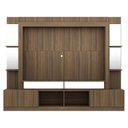 Ver imagem 3 de Estante Com Suporte Tv 65" Prateleiras C/ Espelho Oslo Multimóveis V3385 Madeirada Madeirado