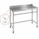 Ver imagem 2 de Mesa Lisa - Contraventado 1900x600 | Aço Inox 430