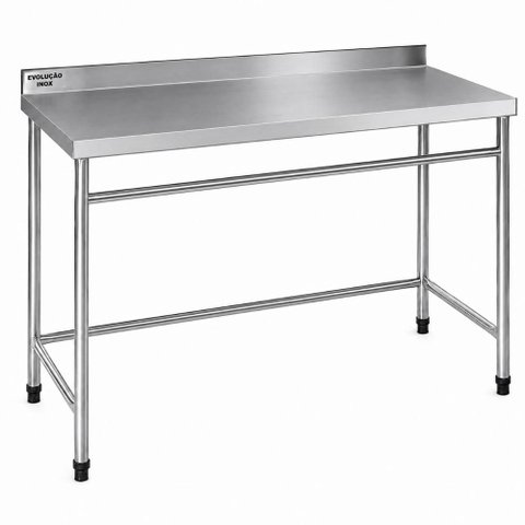 Mesa Lisa - Contraventado 1900x600 | Aço Inox 430