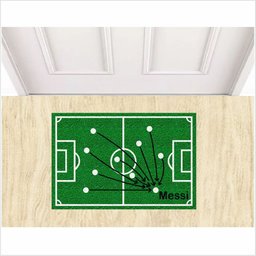 TAPETE MESSI EM CAMPO, TAPETES DIVERTIDOS. - 1