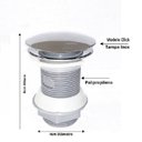 Ver imagem 3 de Cuba de Vidro Redonda 31cm + Valvula + Torneira