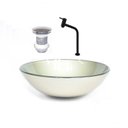 Ver imagem 1 de Cuba de Vidro Redonda 31cm + Valvula + Torneira