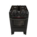 Ver imagem 1 de Fogão 4 Bocas com Mesa de Vidro Acendimento Automático Luz no Forno New Top Glass Braslar