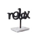 Ver imagem 3 de Escultura Relax Cobre com Base em Mármore 25x20x10 Cm