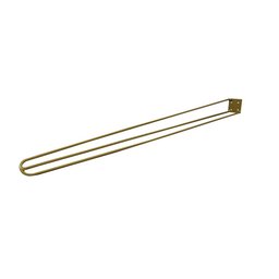 Kit 18 Pés de Metal 90 CM Hairpin Legs Aparador e Mesa de Canto Dourado - 5