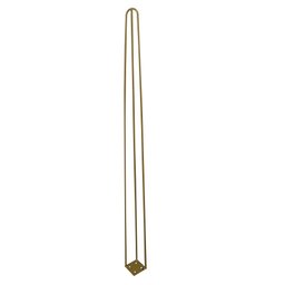 Kit 18 Pés de Metal 90 CM Hairpin Legs Aparador e Mesa de Canto Dourado - 6