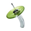 Ver imagem 2 de Cuba de Vidro Redonda 35cm + Valvula + Torneira Cascata